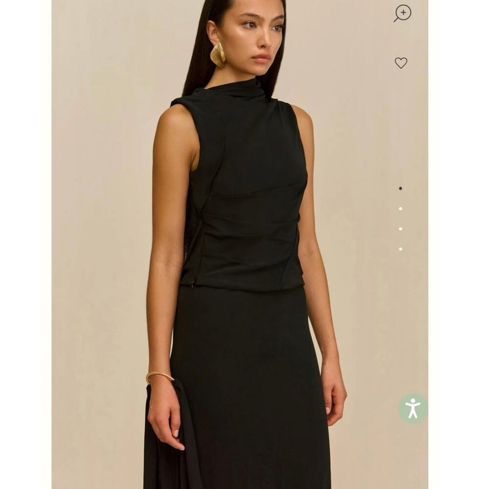 NWOT Cult Gaia Christian Top in Black SZ S